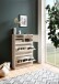Schuhkipper >WL6.869< in Weiß, Holzwerkstoff - 71x110x24cm (BxHxT)