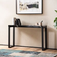Konsolentisch >WL6.909< in Marmor-Optik Schwarz -...