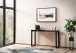 Konsolentisch >WL6.909< in Marmor-Optik Schwarz - 120x76x40 (BxHxT)
