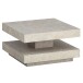 Couchtisch >WL6.921< in Stein-Optik, Holzwerkstoff - 60x34x60cm (BxHxT)