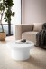 Couchtisch >WL6.925< in Weiß, MDF - 30x60cm (HxD)