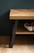 Sitzbank >WL6.977< in Eiche Dekor, Holzwerkstoff - 100x41x40cm (BxHxT)
