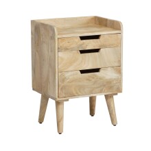 Nachtkommode >WL6.984< in Mango, Massivholz -...
