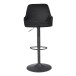 Barhocker >WL7.007< in Schwarz, Samt - 45x106x45cm (BxHxT)