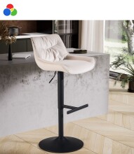 Barhocker >WL7.004< in 2 Bezügen - 45x106x55cm...
