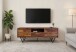 Lowboard >WL7.023< in Sheesham, Massivholz & MEtall - 160x56x35cm (BxHxT)