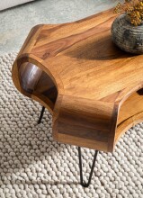 Couchtisch >WL7.037< in Sheesham, Massivholz - 100x47x60cm (BxHxT)