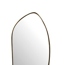 Spiegel >WL7.110< in Gold, Spiegel / Metall - 33x90x3cm (BxHxT)