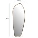 Spiegel >WL7.110< in Gold, Spiegel / Metall - 33x90x3cm (BxHxT)