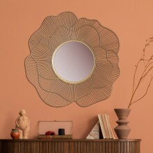 Spiegel >WL7.122< in Gold, Spiegel / Metall -...