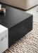 Couchtisch >WL7.144< in Marmor-Optik Weiß / schwarz - 120x28x60 (BxHxT)