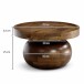 Couchtisch >WL7.161< in Mango, Massivholz - 30x50cm (HxD)