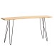 Laptoptisch >WL7.162< in Akazie, Massivholz & Metall - 150x75x36cm (BxHxT)