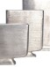 Dekovase >WL7.166< (3-teilig) in Silber, Aluminium - 26x33x4cm (BxHxT)