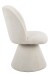 Esszimmerstuhl >BARI II S< (2er-Set) in Beige, 360° drehbar - 54x85x63cm (BxHxT)