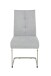 Freischwinger >INES S< (2er-Set) in Grau, Webstoff - 50x99x66cm (BxHxT)