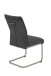 Freischwinger >INES S< (2er-Set) in Anthrazit, Webstoff - 50x99x66cm (BxHxT)