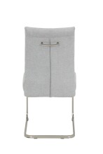Freischwinger >INES S< (4er-Set) in Grau, Webstoff - 50x99x66cm (BxHxT)