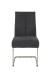 Freischwinger >INES S< (4er-Set) in Anthrazit, Webstoff - 50x99x66cm (BxHxT)