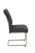 Freischwinger >INES S< (4er-Set) in Anthrazit, Webstoff - 50x99x66cm (BxHxT)