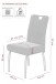 4-Fußstuhl >LINZ S< (4er-Set) in Anthrazit, Webstoff - 49x97x64cm (BxHxT)