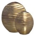 Dekovase >WL7.186< (2-teilig) in Gold, Aluminium - 26x31x14cm (BxHxT)