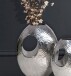 Dekovase >WL7.189< (2-teilig) in Silber, Aluminium - 29x39x17cm (BxHxT)