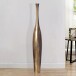 Dekovase >BOTTLE< in Gold, Aluminium - 75x13cm (HxD)