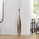 Dekovase >BOTTLE< in Gold, Aluminium - 75x13cm (HxD)