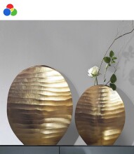 Dekovase >WL7.186< (2-teilig) in Gold oder silber,...
