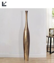 Dekovase >BOTTLE< in Gold, Aluminium - 78 oder...
