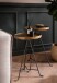 Satztisch >WL7.212< (2-teilig) in Gold, Aluminium & Metall - 63x38cm (HxD)