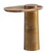Beistelltisch >WL7.215< in Mango / Gold - 50x52x30 (BxHxT)