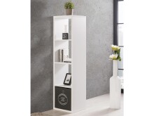 Raumteilerregal >Mareen< in Weiß - 38x141x33cm (BxHxT)