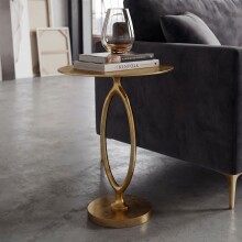 Beistelltisch >WL7.349< in Gold, Aluminium -...