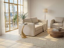 Beistelltisch >WL7.354< in Gold, Marmor & Aluminium - 63x45cm (HxD)
