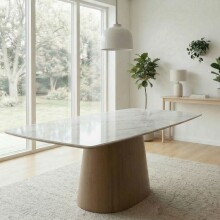 Esstisch >WL7.363< in Marmor-Optik &...