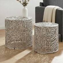 Satztisch >WL7.369< (2-teilig) in Silber, Aluminium...