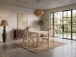 Esstisch >WL7.378< in Mango Weiß, Massivholz - 80x76x80cm (BxHxT)