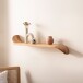 Wandboard >WL7.381< in Mango, Massivholz - 60x36x20cm (BxHxT)