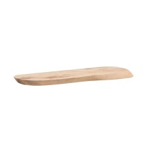 Wandboard >WL7.400< in Akazie, Massivholz - 40x3x20cm (BxHxT)