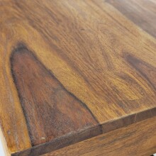 Couchtisch >WL7.414< in Sheesham / schwarz - 120x60x40 (LxBxH)