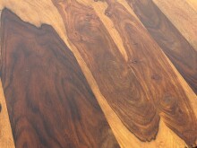 Esstisch >WL7.416< in Sheesham, Massivholz - 80x76x80cm (BxHxT)