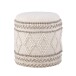 Pouf >WL7.419< mit Stauraum, in Creme, Wolle - 45x40cm (HxD)