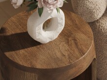Beistelltisch >WL7.433< in Mango, Massivholz - 45x30cm (HxD)