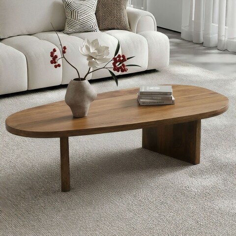 Couchtisch >WL7.437< in Mango, Massivholz - 120x59x31cm (LxBxH)