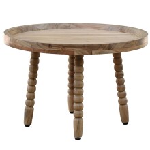 Couchtisch >WL7.438< in Akazie, Massivholz -...