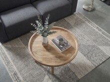 Couchtisch >WL7.438< in Akazie, Massivholz - 40x60cm (HxD)