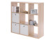 Regal >Mareen< in Sonoma-Eiche - 107x107x33cm (BxHxT)