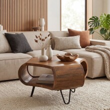 Couchtisch >WL7.449< in Mango, Massivholz -...